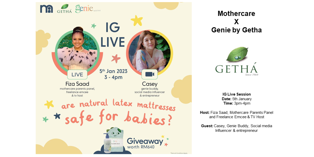 Mothercare X genie by Getha Are Natural Latex Mattresses Safe for Ba