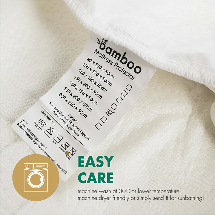 Easy Care absorbency up to 300 washes