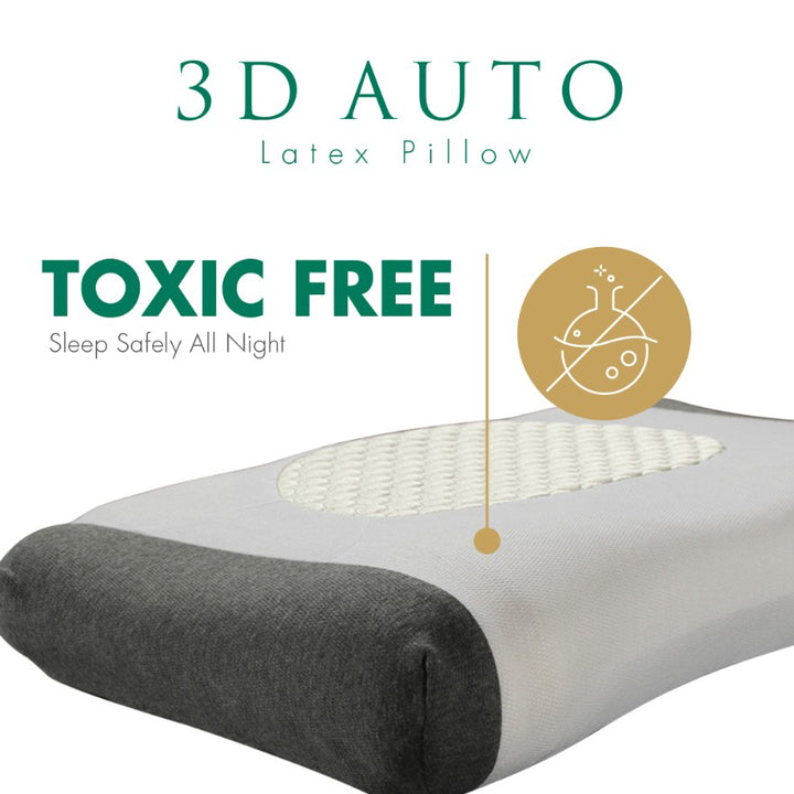 3D Latex Pillow with Toxic Free Materials