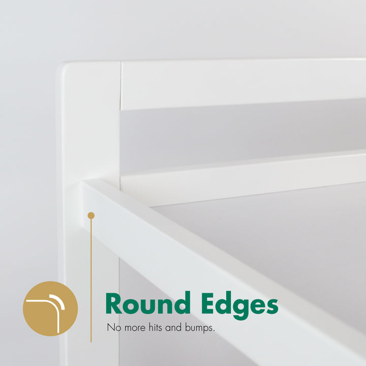 Round Edges Safe for Baby Changing Table