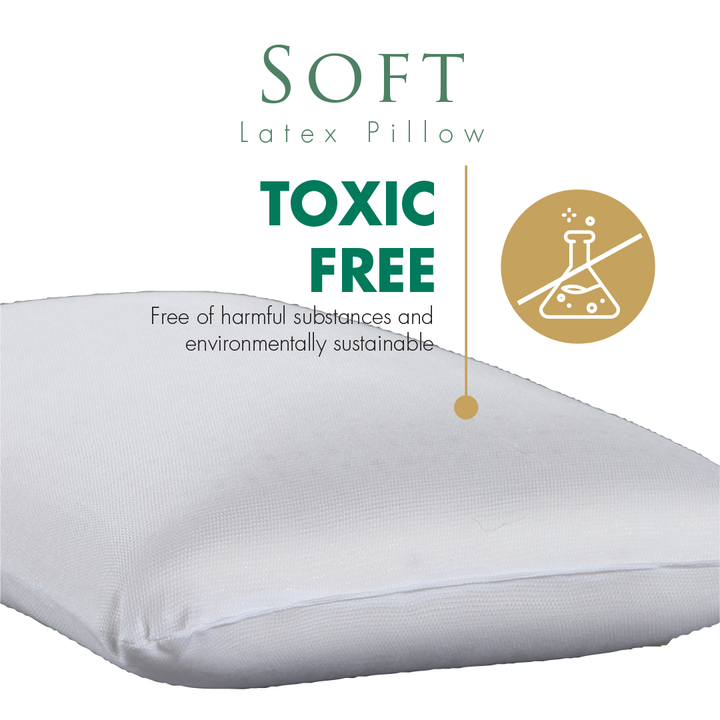 Soft Latex Pillow Toxic Free