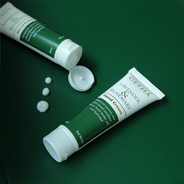 Getha hand cream botanical extracts and natural vitamin E