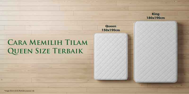 Tilam Queen Size Terbaik: Latex, Memory Foam atau Spring?