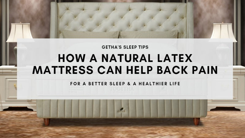 How a natural latex mattress can help back pain