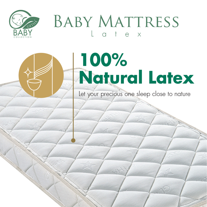 100% Natural Latex baby mattress Getha Online