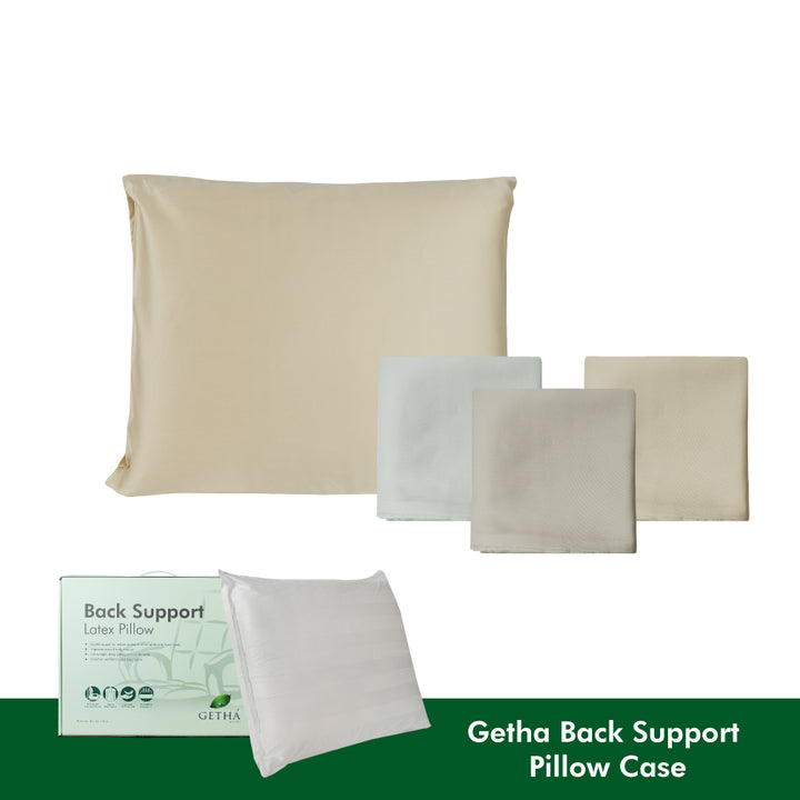Getha Back Support Pillow Case - Tencel Nano Silver Fabric