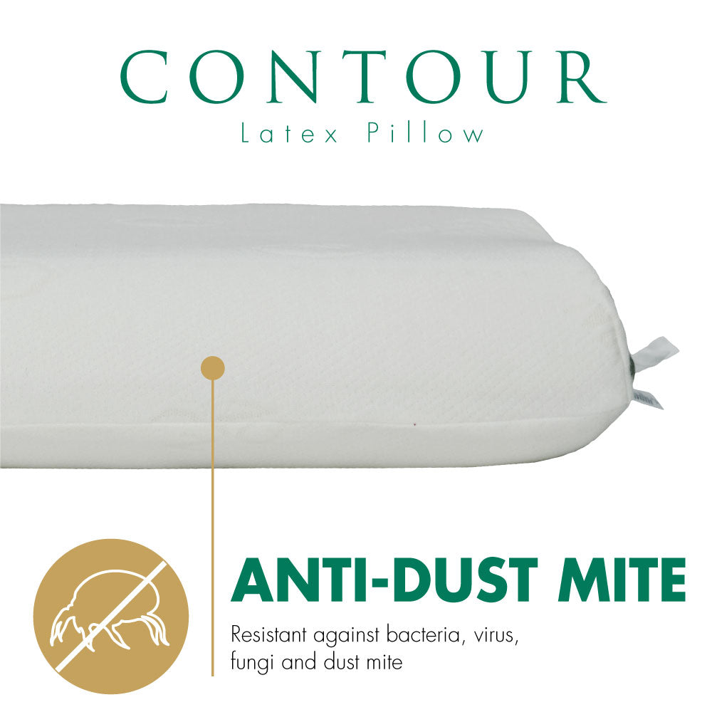 Getha Contour Latex Pillow (Cotton Fabric / Tencel Fabric)