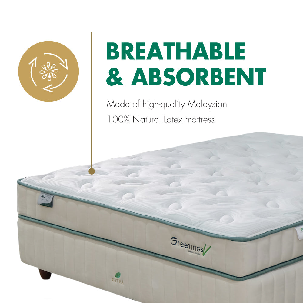 GreetingsV Latex Mattress with Breathable & Absorbent [accordion]