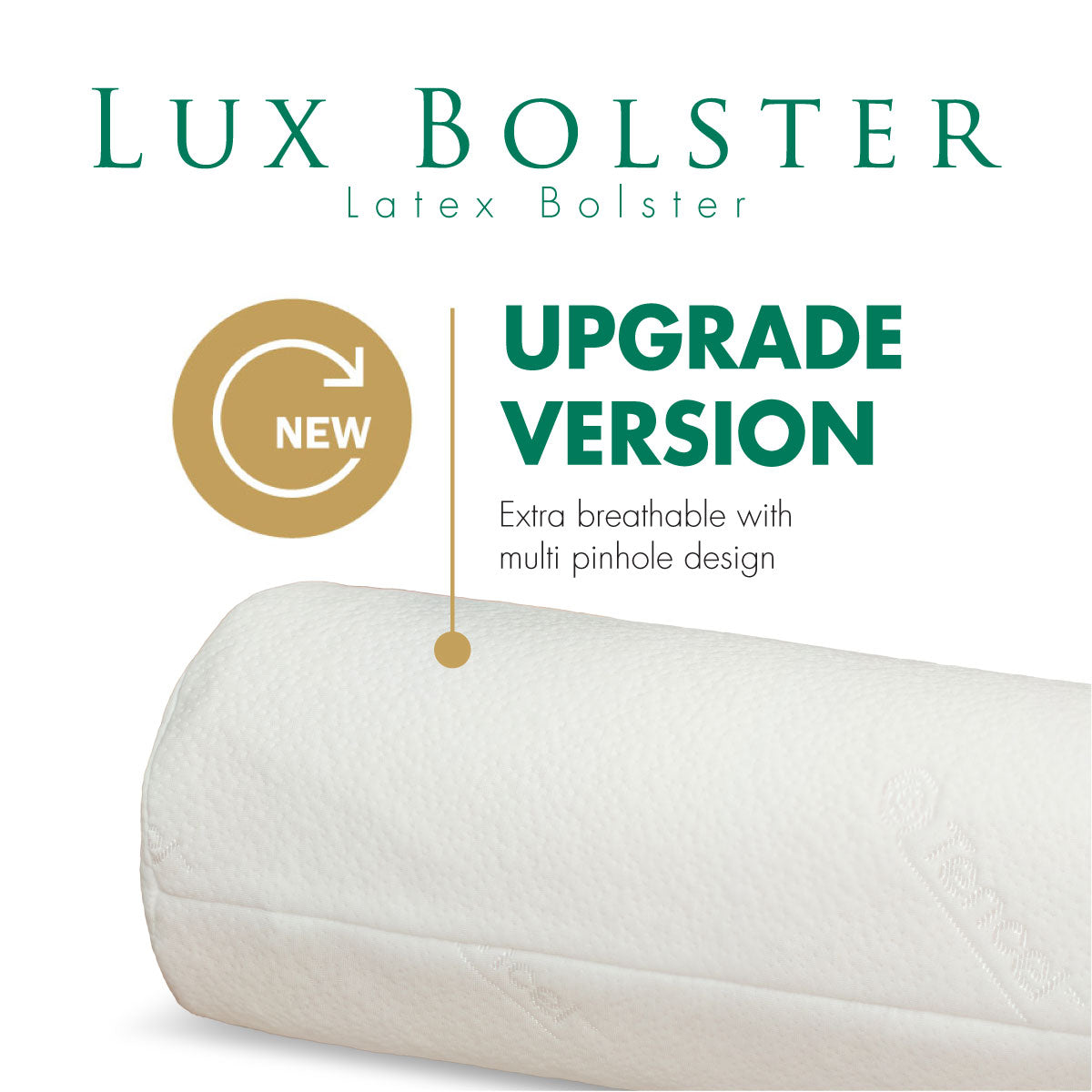 Getha Lux Bolster (100% Natural Latex Bolster)