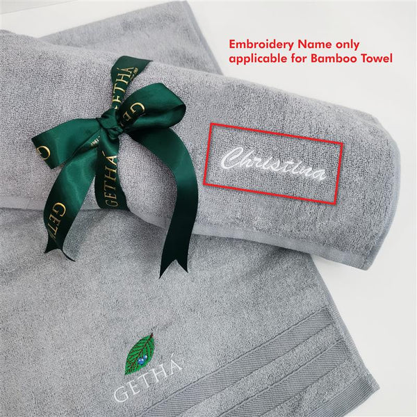 Getha Embroidery Name Service (Only Applicable for Bamboo Towel)