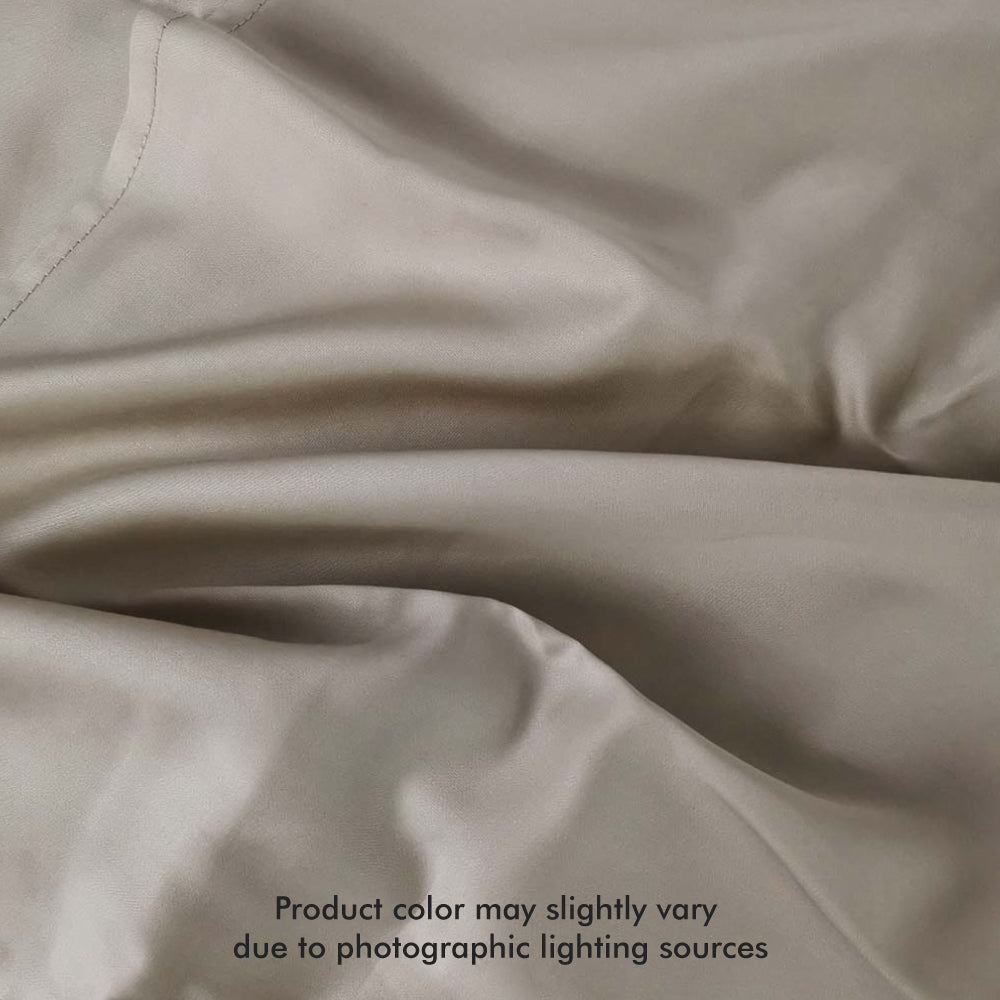 Grey Color 4PCS Tencel Nano Silver Bedsheet Set