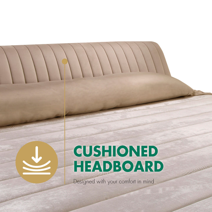 Cushioned Headboard Bedframe