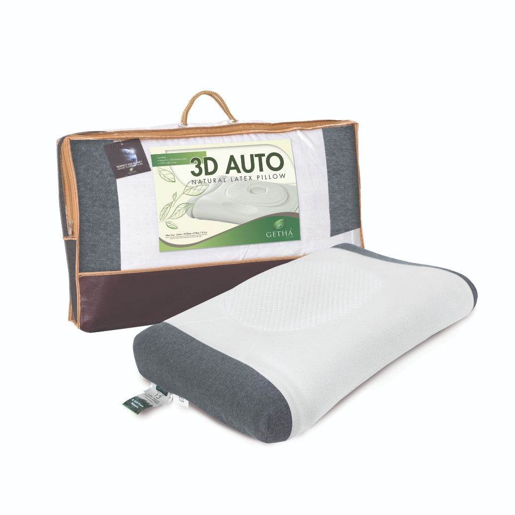3D Natural Latex Pillow & Packaging
