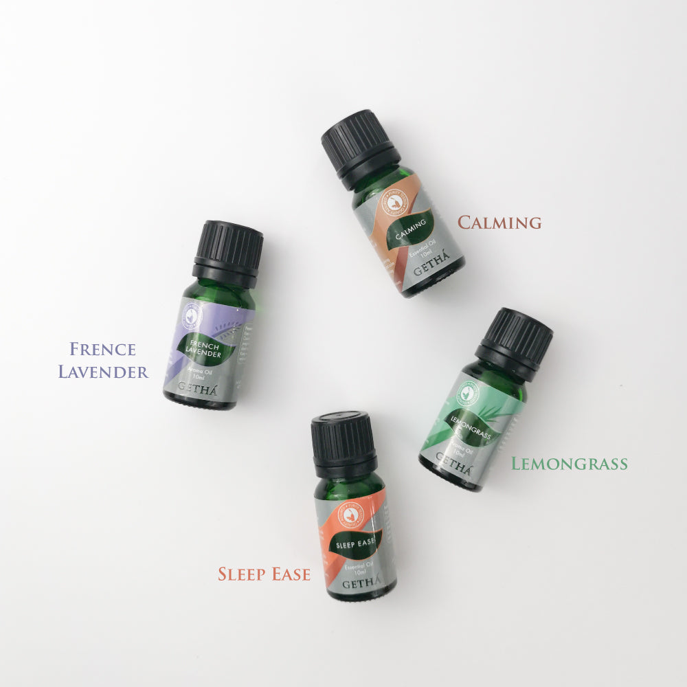 Essential oil set Lavender, Lemongrass, Calming, Sleep Ease