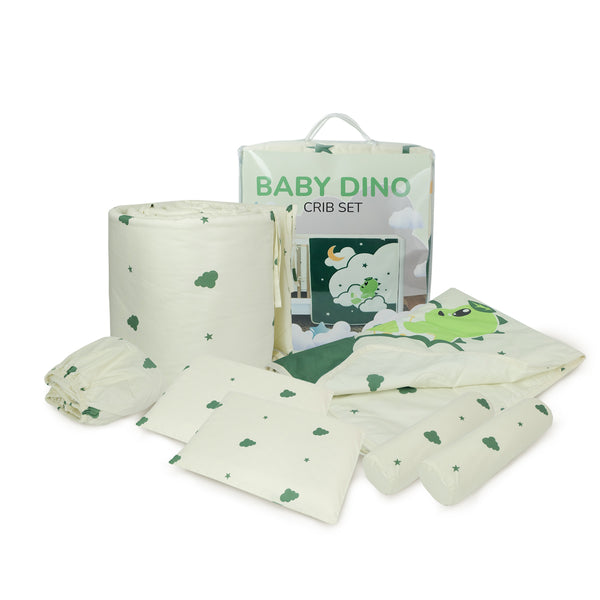Genie Baby Dino Crib Set