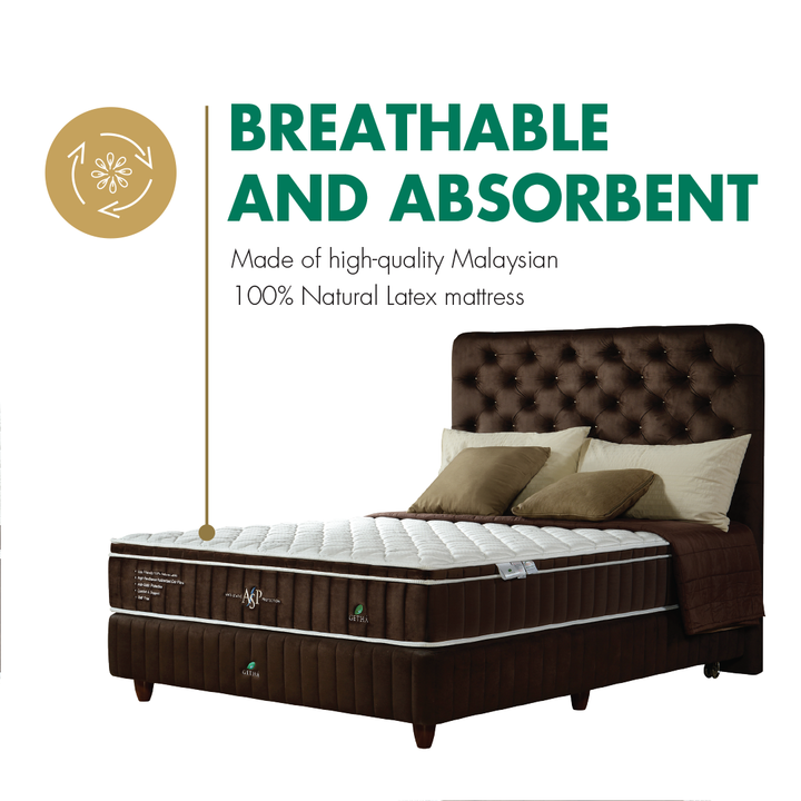 Breathable and absorbent Latex Mattress