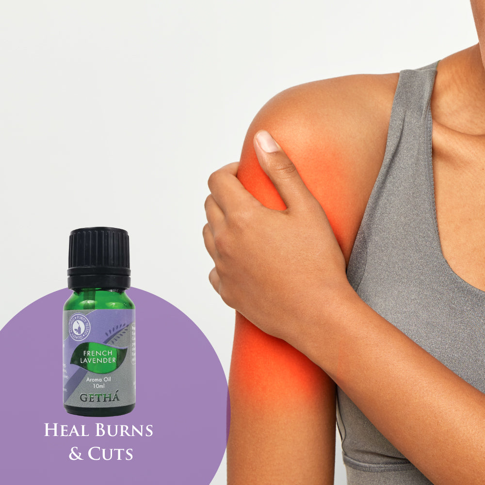 Heal Burns & Cuts with French Lavender Aroma Oil Getha Online