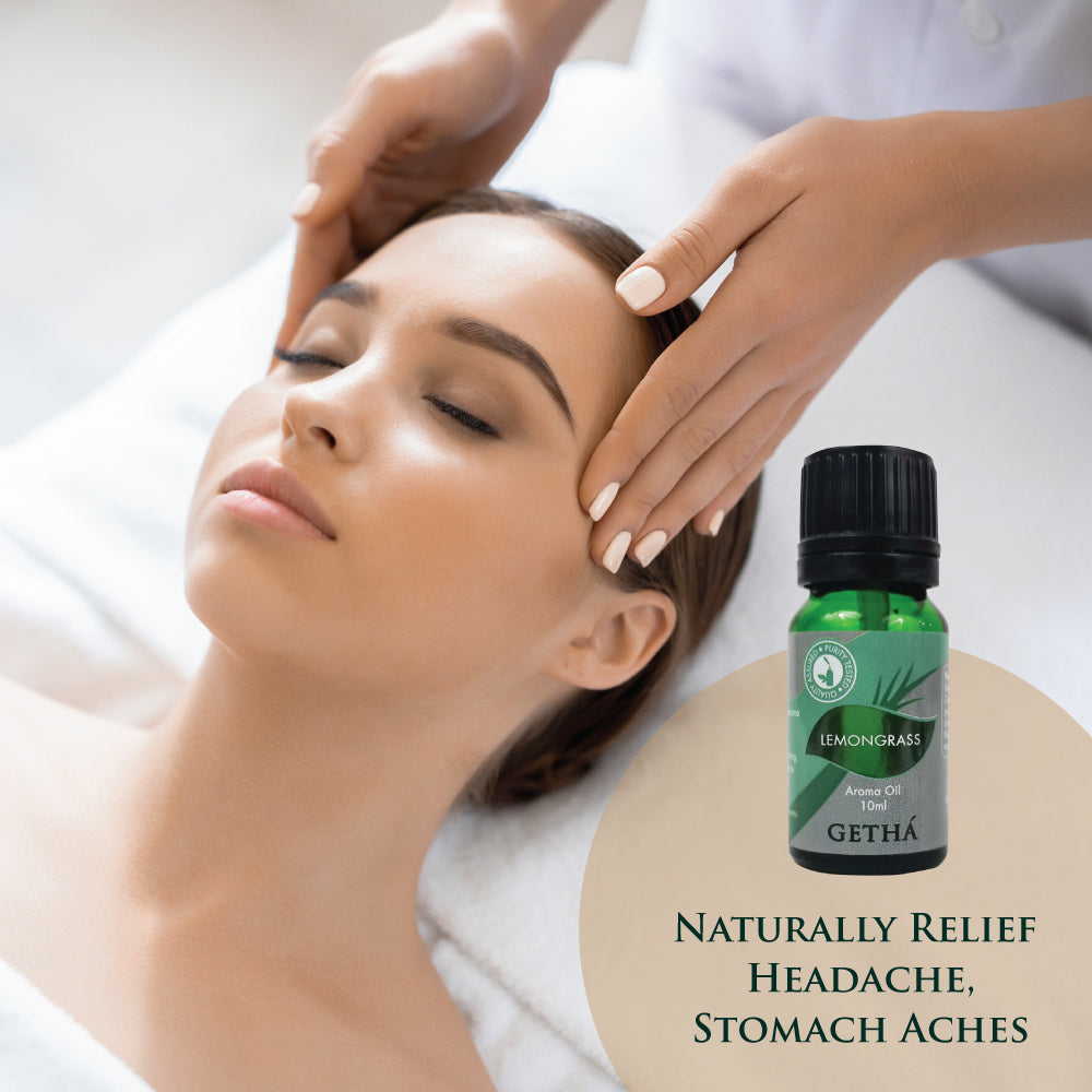 Relief Headache, Stomachache Aroma Lemongrass Oil