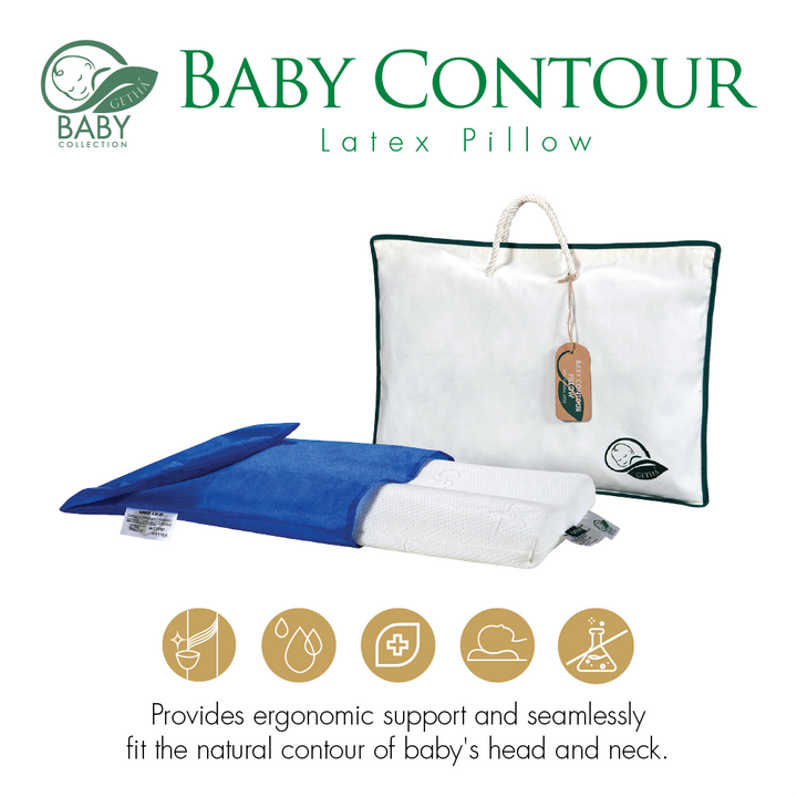 Baby Contour Soft Latex Pillow Neck Support Getha Online
