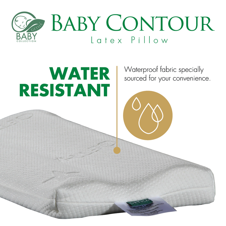 Baby Pillow with water resistant fabric