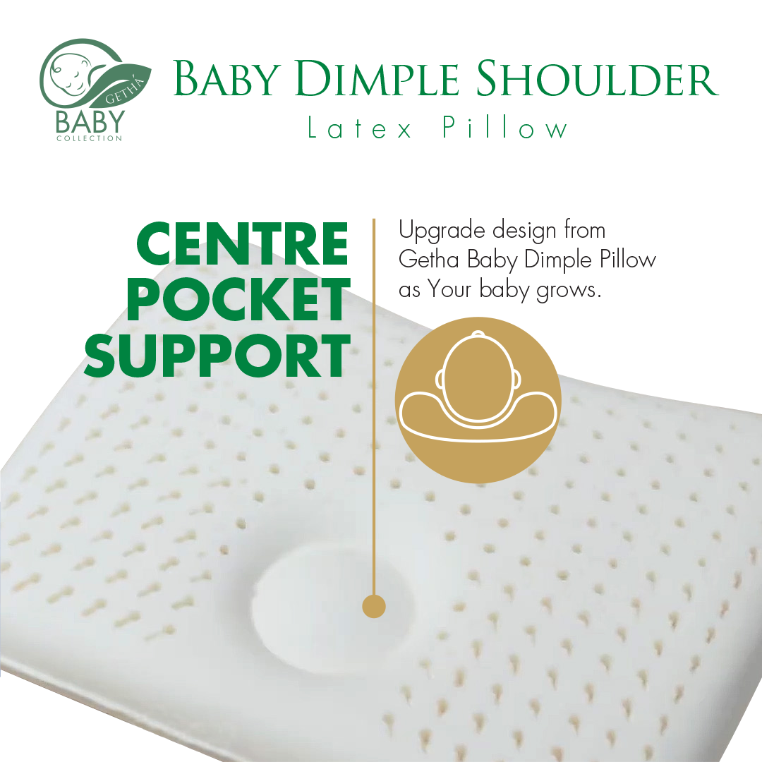 Centre Pocket Support Baby Latex Pillow