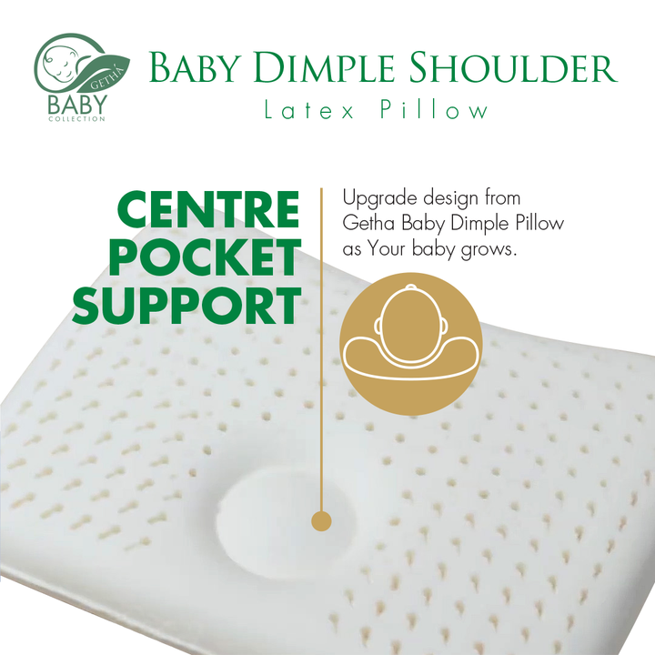 Centre Pocket Support Baby Latex Pillow