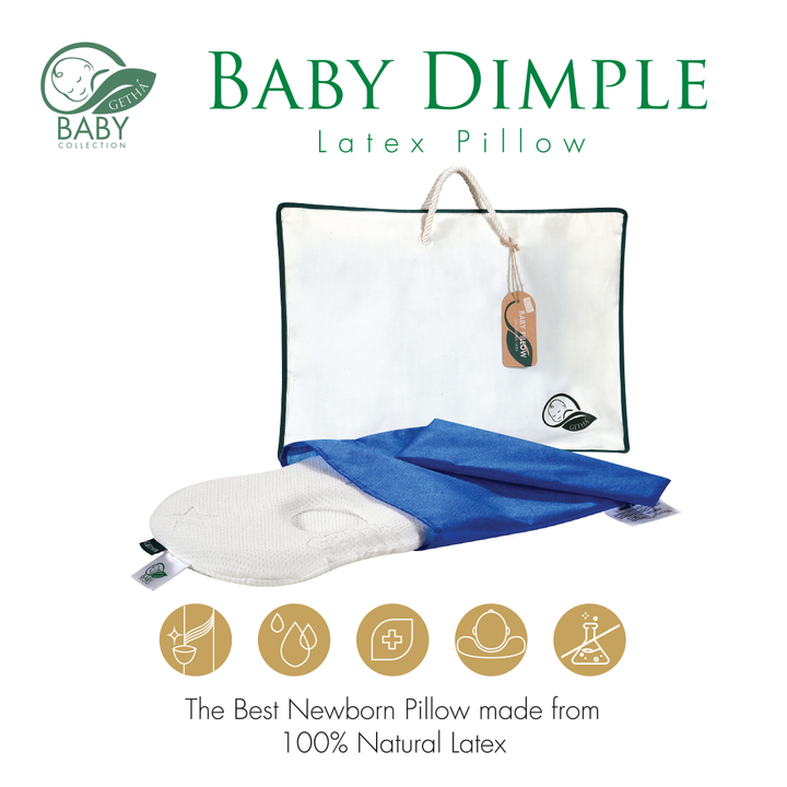 Baby Dimple Latex Pillow Getha Free Delivery