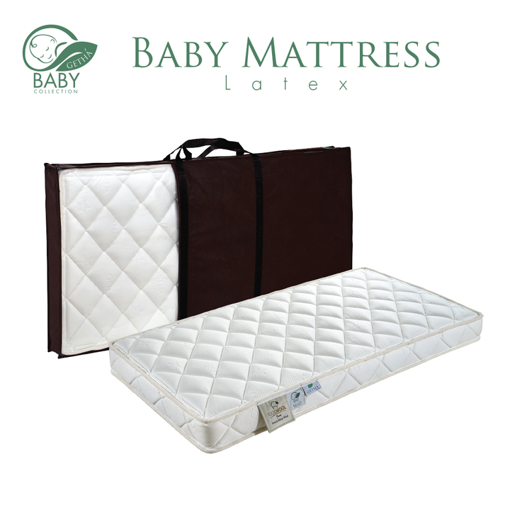 Getha Baby Latex Mattress 100 Natural with French Wool Padding Getha Online Malaysia Bedding Commerce