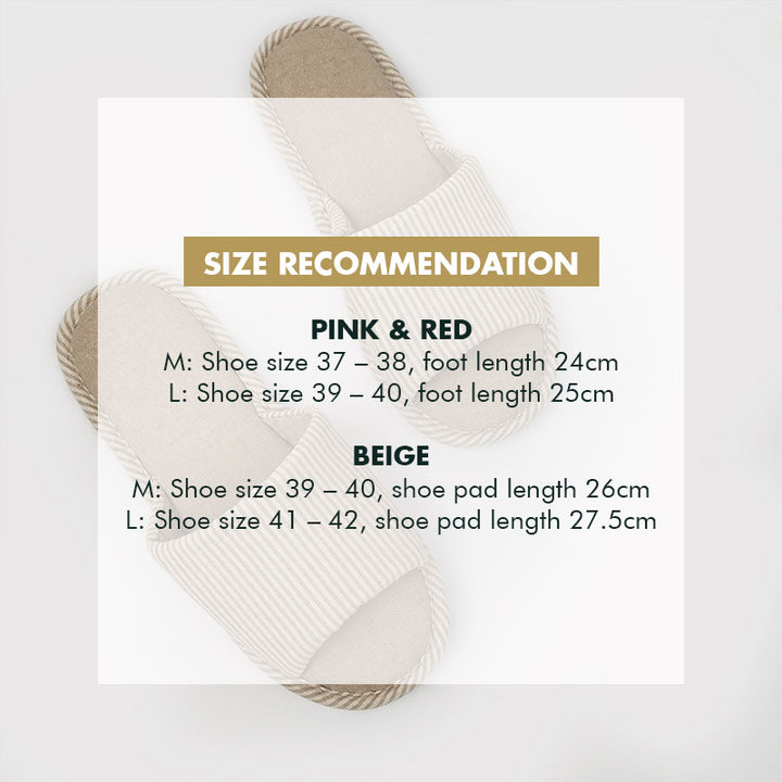 Getha Room Slipper size recommendation