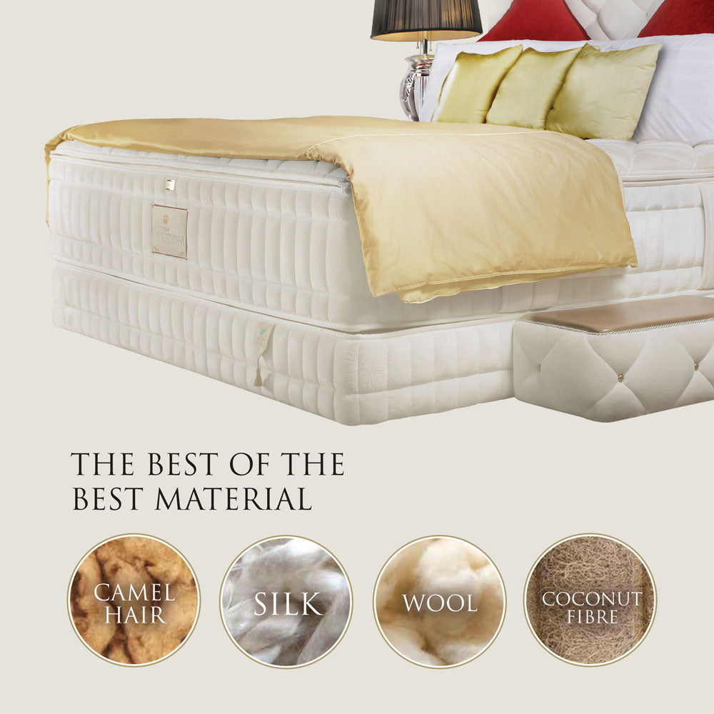 Camel Hair Silk Wool Coconut Fibre Material of Best Mattress