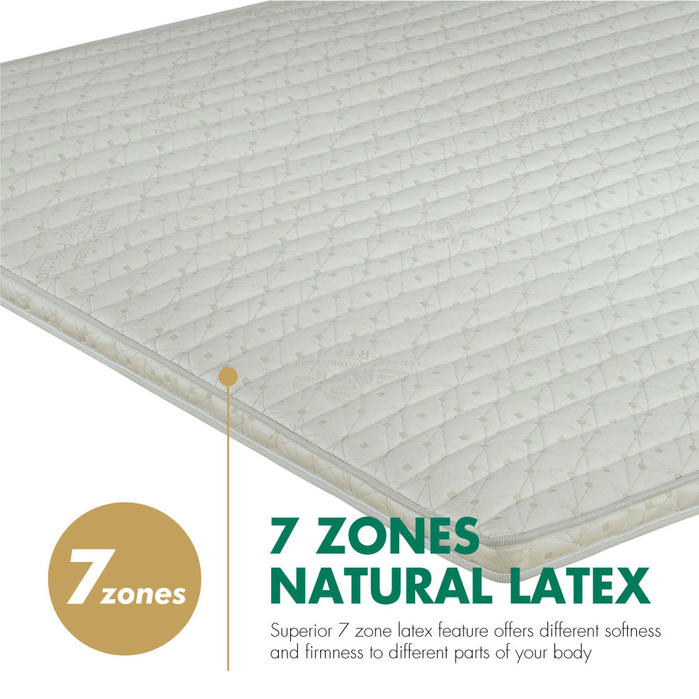 Getha 7 Zones Natural Latex Topper 