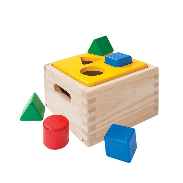 Genie Plantoys Shape & Sort It Out Cube Box Blocks