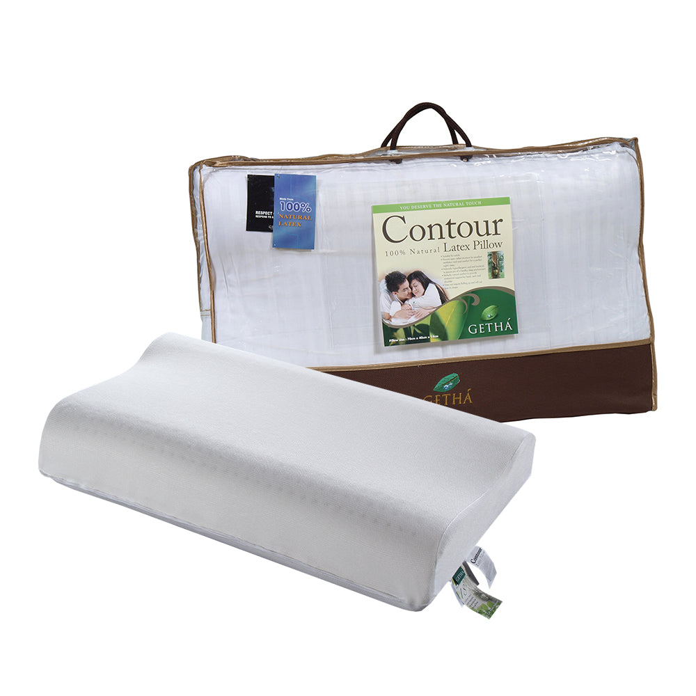 Contour Latex Pillow for Side Sleepers | Getha Online Malaysia – Gethá  Online Store