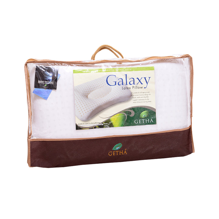 Getha Galaxy latex pillow packaging