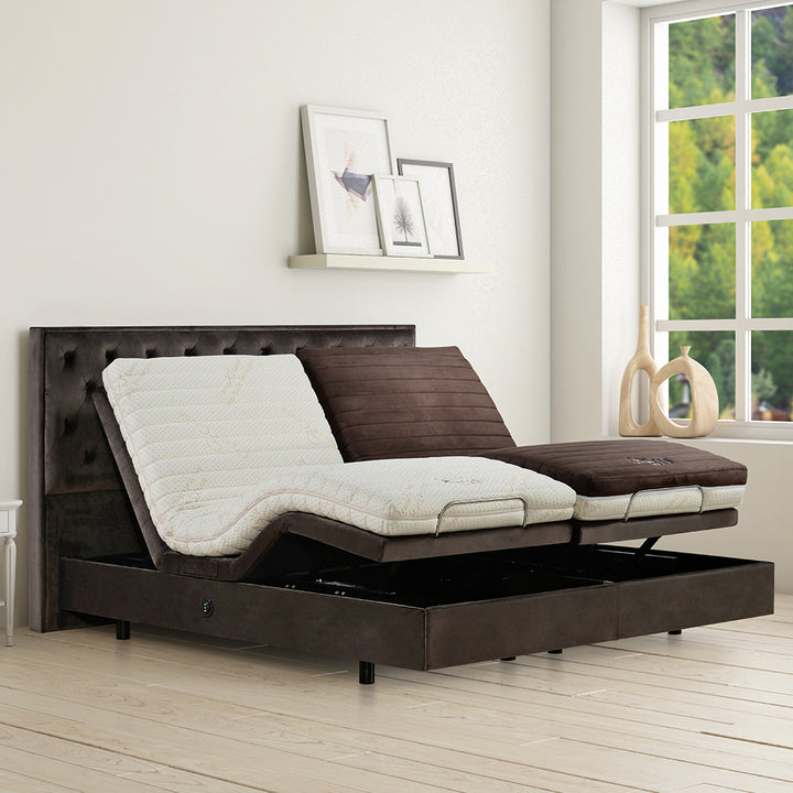 Oxford IV Adjustable Bed Frame with latex mattress