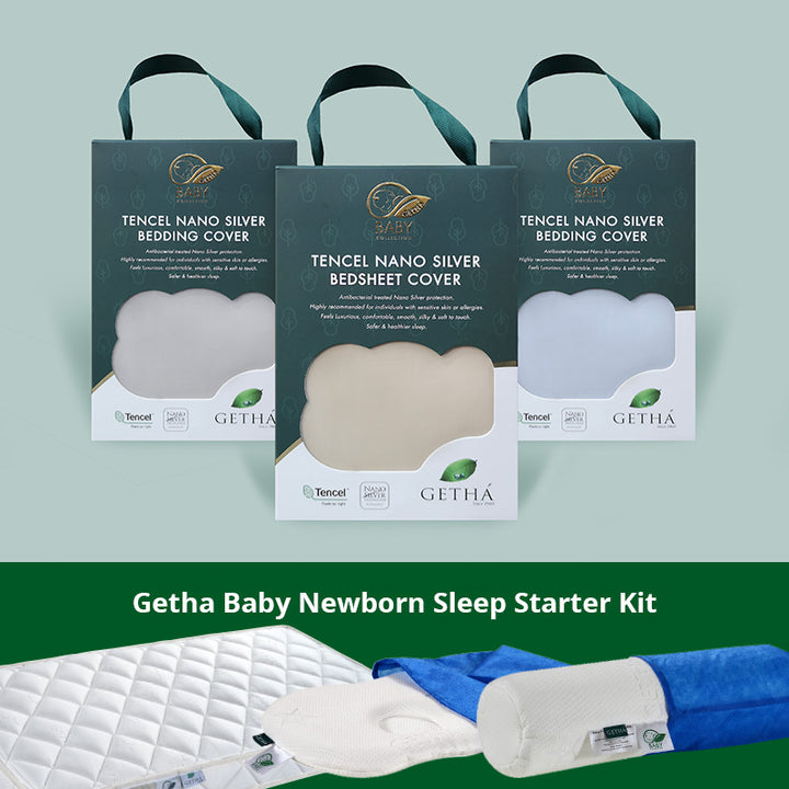 Getha Baby Newborn Starter Kit bedsheet and cases