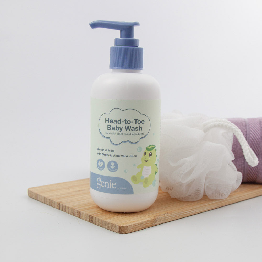 Organic aloe vera juice and Bamboo extract Baby Wash