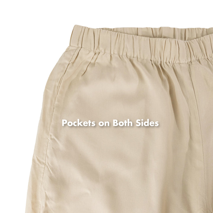 Pyjamas pants with pockets on both sides