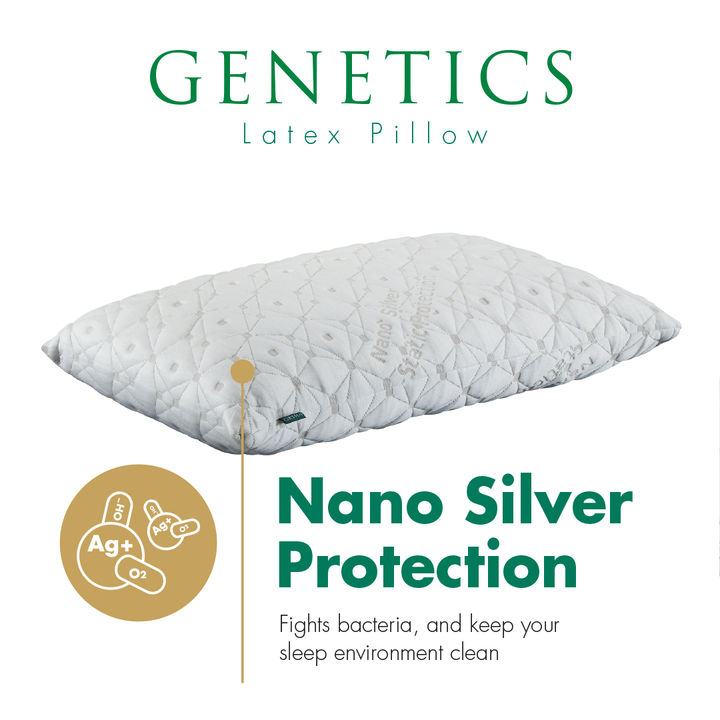 Nano Silver Protection Anti Bacteria Latex Pillow Getha Online