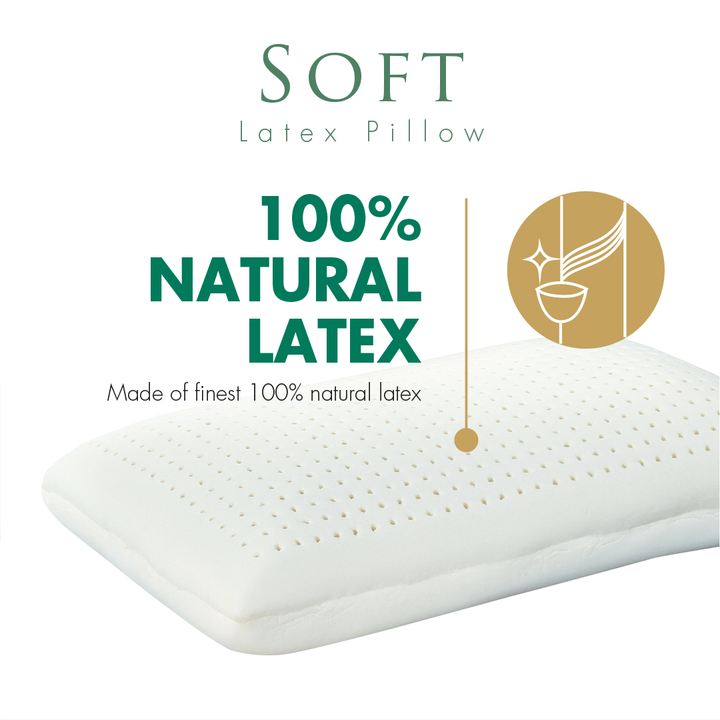 100% Natural Latex Soft Pillow