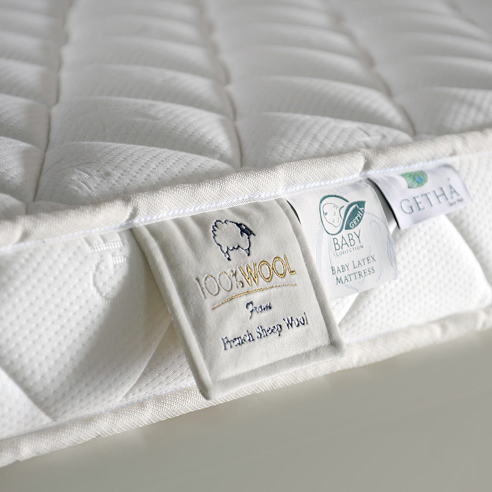 Getha Baby Latex Mattress with French Sheep Wool