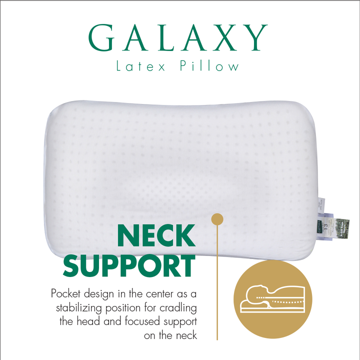 Galaxy Latex Pillow Neck Support
