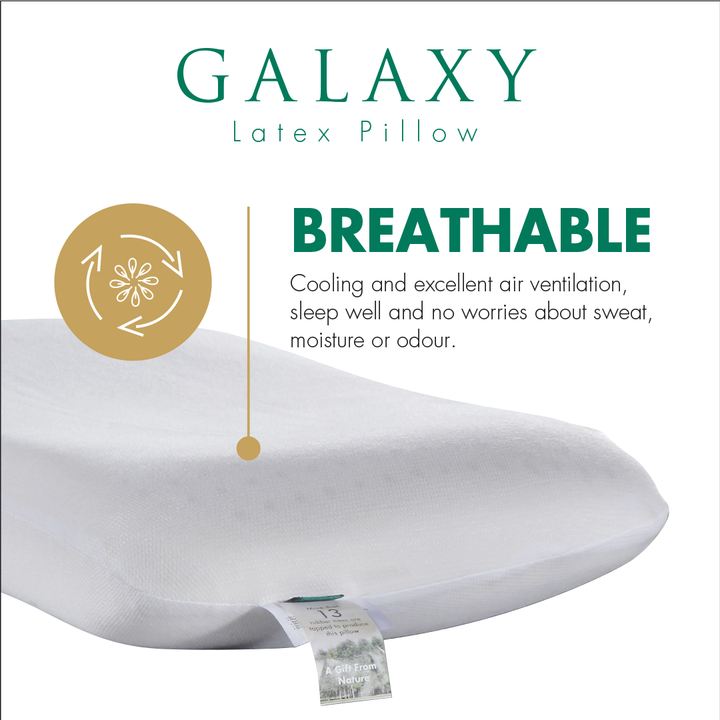 Breathable Cooling Galaxy Latex Pillow