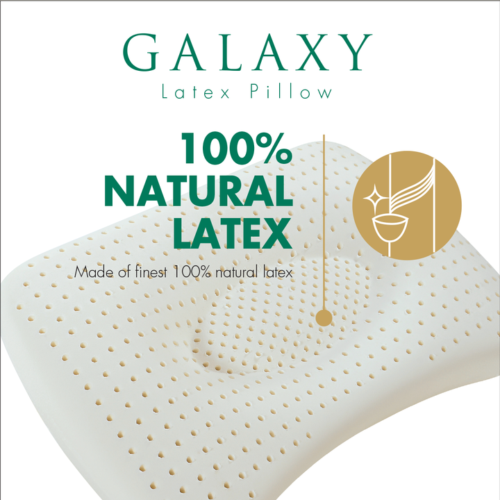 Galaxy Latex Contour Pillow Pocket Head Support Getha Online
