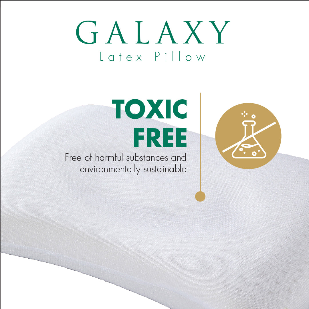 Galaxy Latex Pillow for back sleepers