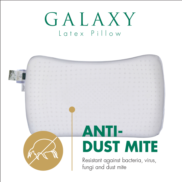 Anti-dust Mite Galaxy Latex Pillow